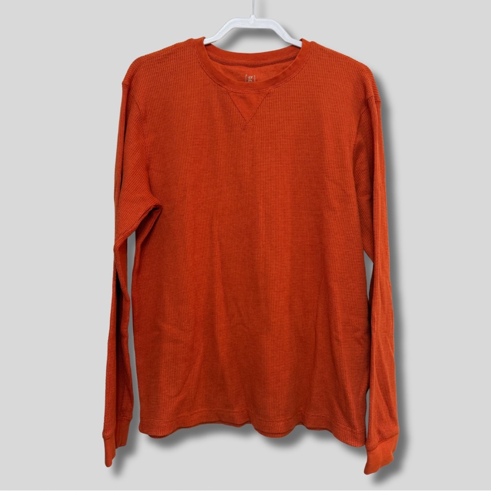 George Men’s Crewneck Thermal T-Shirt Long Sleeve